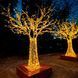 Светодиодное LED-дерево 3 м с интегрированной парковой скамейкой &mdash; Уличная новогодняя световая инсталляция и фотозона ILL-11 фото 1